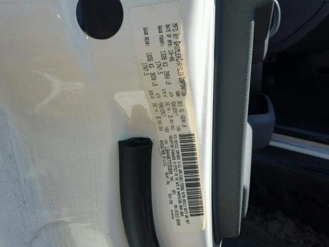 1J8HH48K77C553609 - 2007 JEEP COMMANDER WHITE photo 10