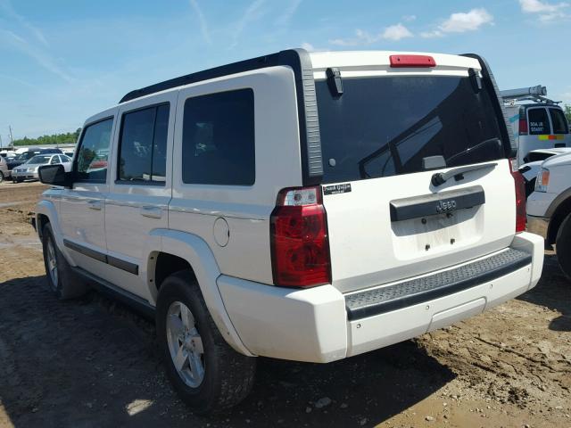 1J8HH48K77C553609 - 2007 JEEP COMMANDER WHITE photo 3