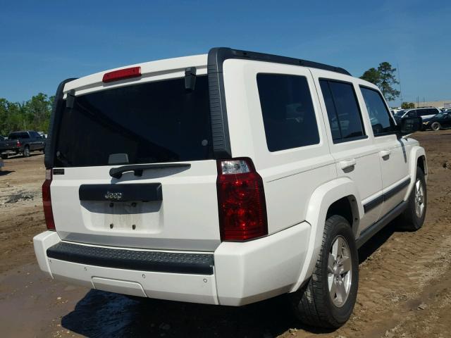 1J8HH48K77C553609 - 2007 JEEP COMMANDER WHITE photo 4
