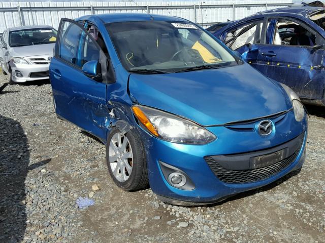 JM1DE1LZXC0140662 - 2012 MAZDA MAZDA2 BLUE photo 1