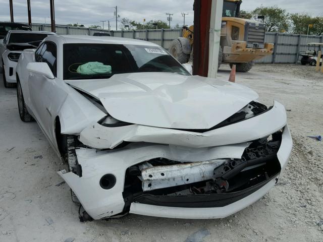 2G1FD1E32F9241248 - 2015 CHEVROLET CAMARO LT WHITE photo 1