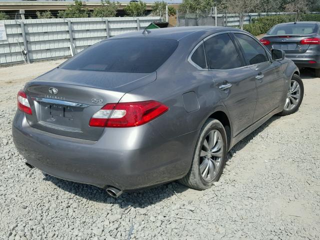 JN1BY1AP0EM260503 - 2014 INFINITI Q70 3.7 GRAY photo 4