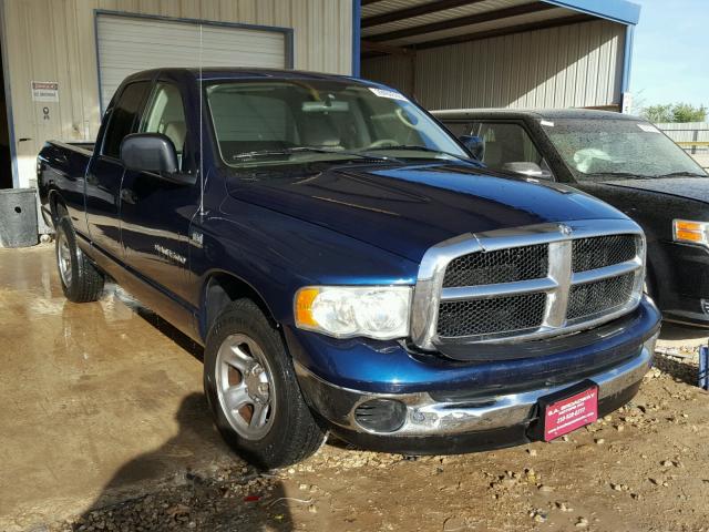 1D7HA18D93S281730 - 2003 DODGE RAM 1500 S BLUE photo 1