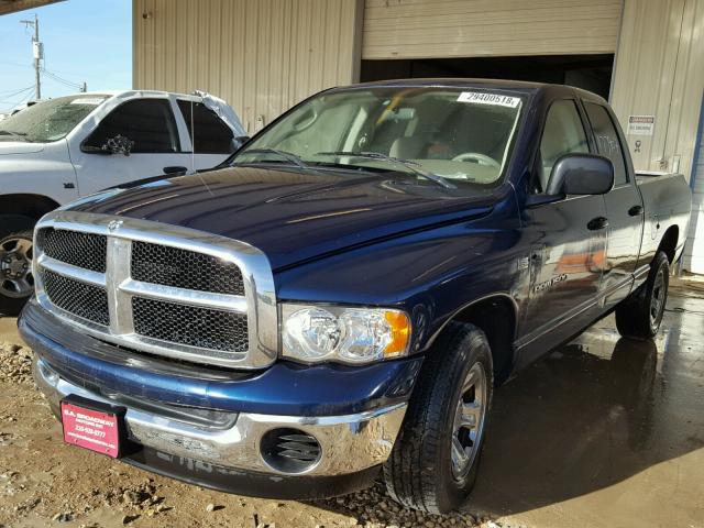 1D7HA18D93S281730 - 2003 DODGE RAM 1500 S BLUE photo 2