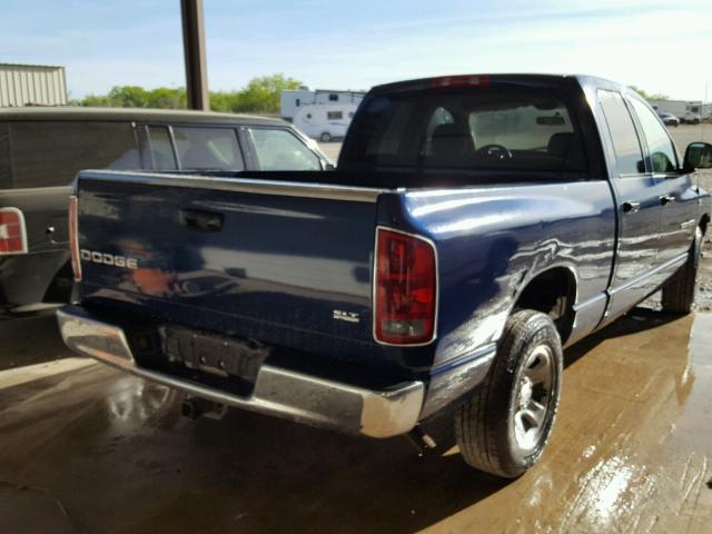 1D7HA18D93S281730 - 2003 DODGE RAM 1500 S BLUE photo 4