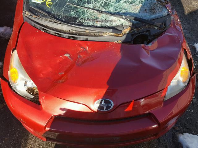 JTKKU10478J014756 - 2008 TOYOTA SCION XD RED photo 7