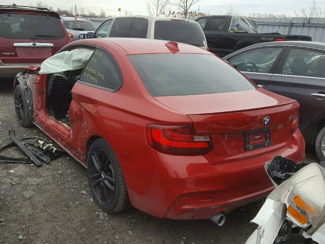 WBA1J9C53FVX98452 - 2015 BMW M235XI RED photo 3