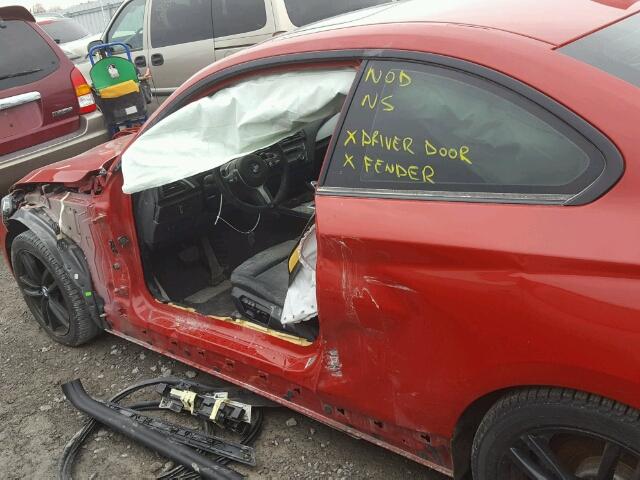 WBA1J9C53FVX98452 - 2015 BMW M235XI RED photo 9