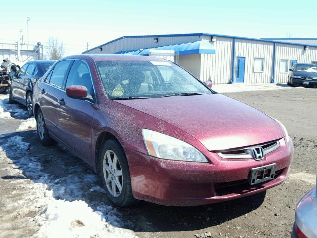 1HGCM66553A081939 - 2003 HONDA ACCORD EX RED photo 1