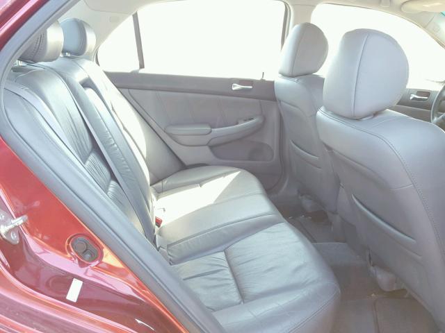 1HGCM66553A081939 - 2003 HONDA ACCORD EX RED photo 6