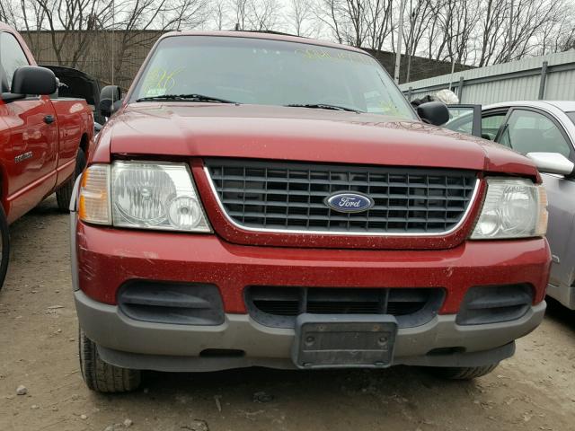 1FMZU73EX2UB92840 - 2002 FORD EXPLORER X MAROON photo 9