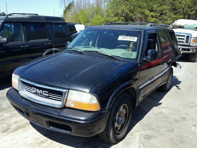 1GKCS13W6W2511534 - 1998 GMC JIMMY Siyah fotoğraf 2
