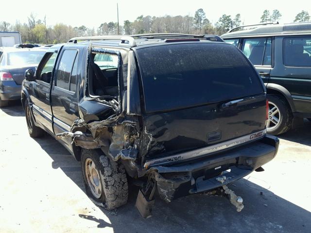 1GKCS13W6W2511534 - 1998 GMC JIMMY Siyah fotoğraf 3