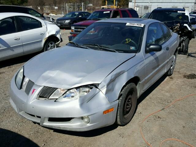 1G2JB12F537228999 - 2003 PONTIAC SUNFIRE GRAY photo 2