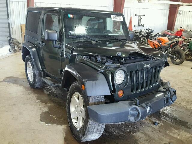 1C4AJWAG2CL122104 - 2012 JEEP WRANGLER S GREEN photo 1