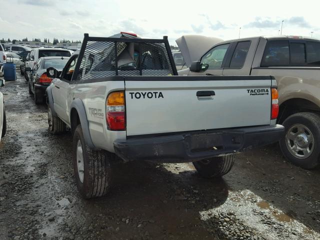 5TESN92N83Z256480 - 2003 TOYOTA TACOMA XTR SILVER photo 3