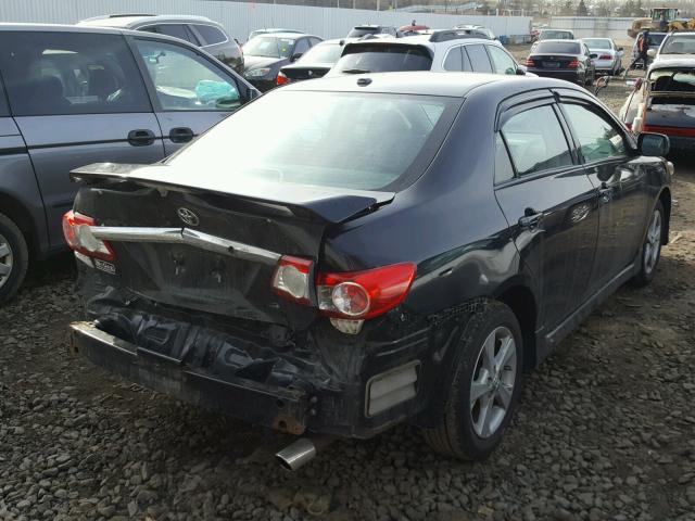 2T1BU4EE2BC698676 - 2011 TOYOTA COROLLA BA BLACK photo 4