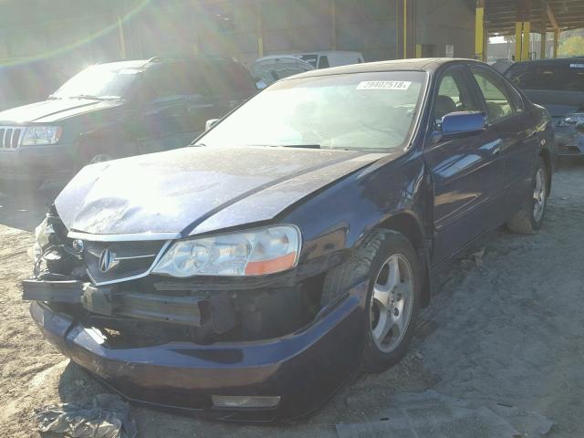 19UUA56693A071592 - 2003 ACURA 3.2TL BLUE photo 2