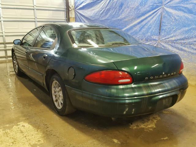 2C3HD46R6WH262845 - 1998 CHRYSLER CONCORDE L GREEN photo 3