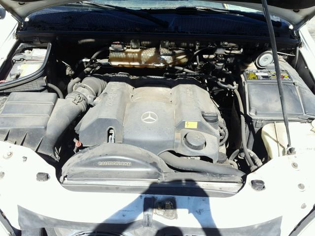 4JGAB54E3WA031419 - 1998 MERCEDES-BENZ ML 320 WHITE photo 7