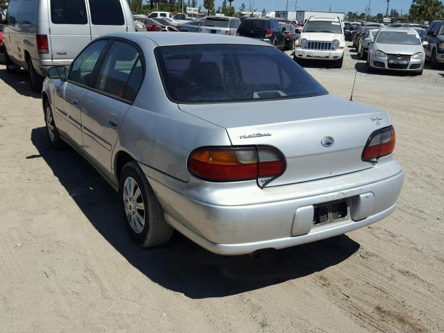 1G1ND52J816130709 - 2001 CHEVROLET MALIBU SILVER photo 3