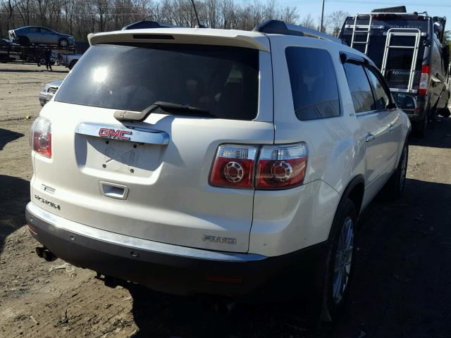 1GKLVNED6AJ175067 - 2010 GMC ACADIA SLT თეთრი ფოტო 4