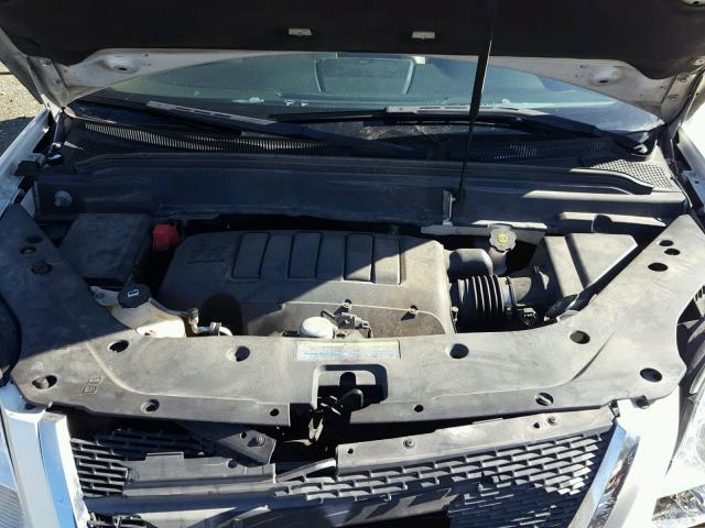 1GKLVNED6AJ175067 - 2010 GMC ACADIA SLT თეთრი ფოტო 7