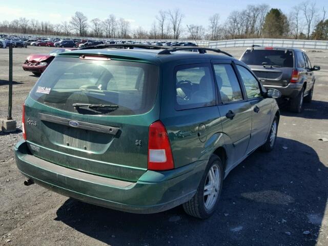 1FAHP3637YW127988 - 2000 FORD FOCUS SE GREEN photo 4