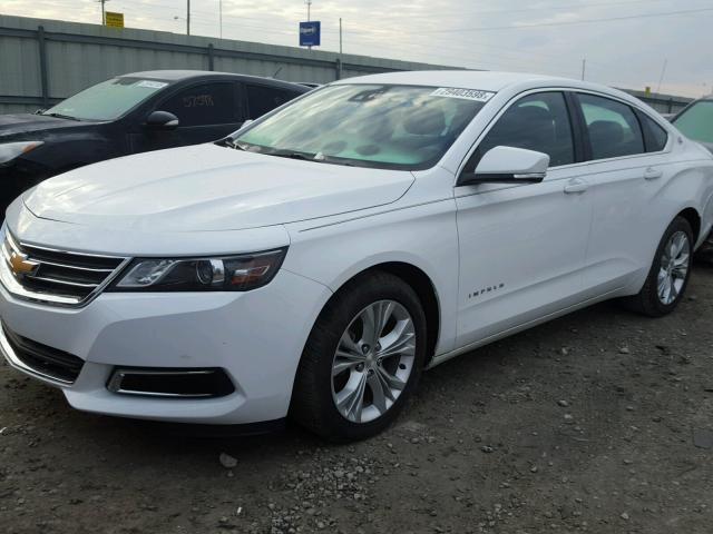 2G1125S35E9105254 - 2014 CHEVROLET IMPALA LT WHITE photo 2