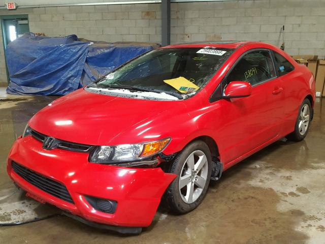 2HGFG12847H571772 - 2007 HONDA CIVIC EX Qırmızı foto 2