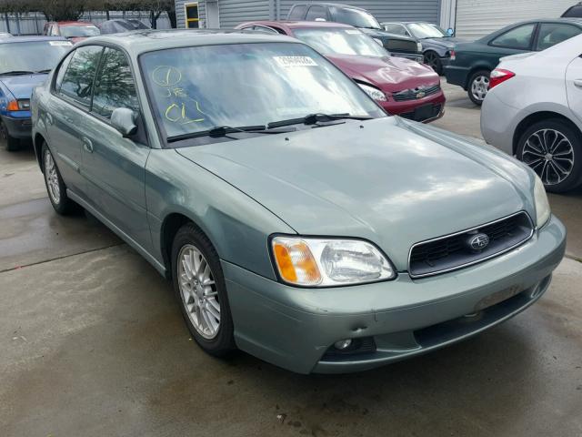 4S3BE635237208719 - 2003 SUBARU LEGACY L GREEN photo 1