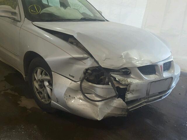 1G2NF52E84C138856 - 2004 PONTIAC GRAND AM S ვერცხლისფერი ფოტო 9