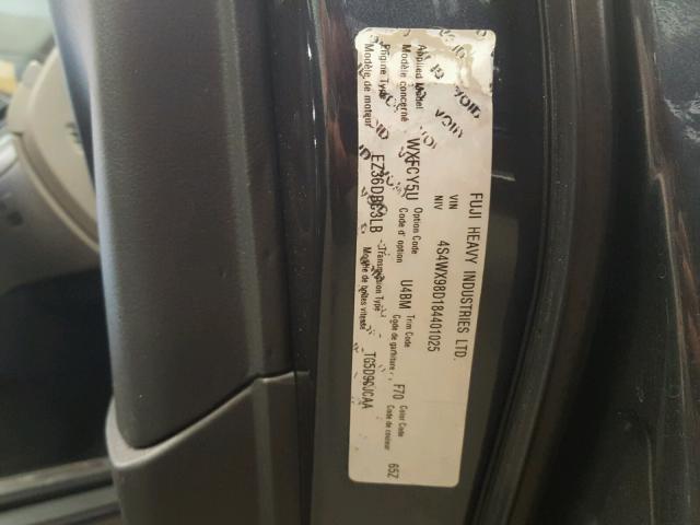 4S4WX98D184401025 - 2008 SUBARU TRIBECA LI 黑色 照片 10