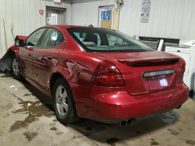 2G2WS522051126066 - 2005 PONTIAC GRAND PRIX MAROON photo 3