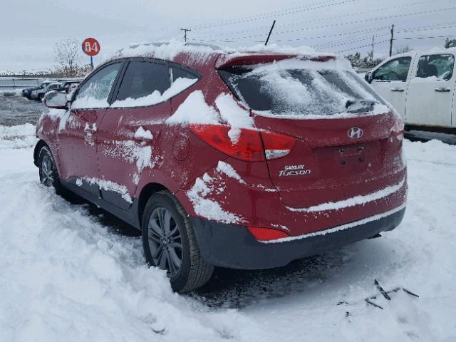 KM8JUCAG4FU967181 - 2015 HYUNDAI TUCSON LIM RED photo 3