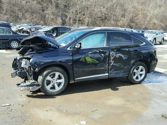 2T2BK1BA6AC012106 - 2010 LEXUS RX 350 BLUE photo 10