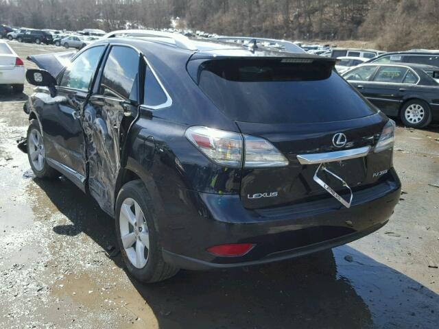 2T2BK1BA6AC012106 - 2010 LEXUS RX 350 BLUE photo 3