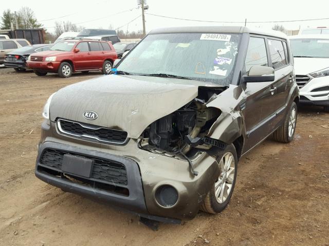 KNDJT2A65C7399137 - 2012 KIA SOUL + BROWN photo 2