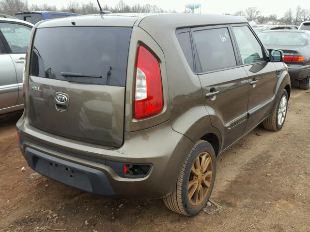 KNDJT2A65C7399137 - 2012 KIA SOUL + BROWN photo 4