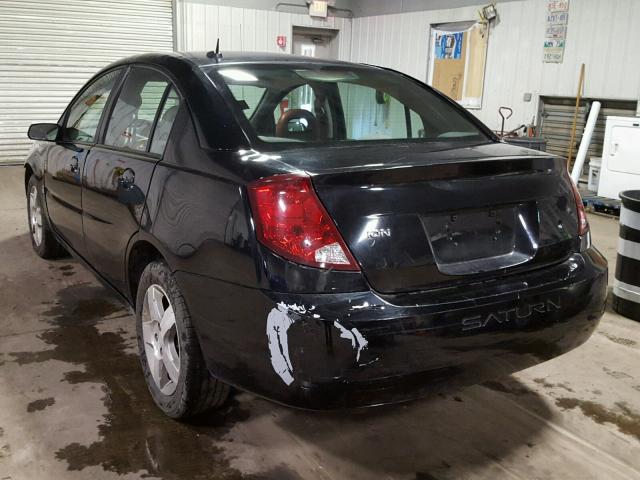 1G8AL55F77Z131125 - 2007 SATURN ION LEVEL BLACK photo 3