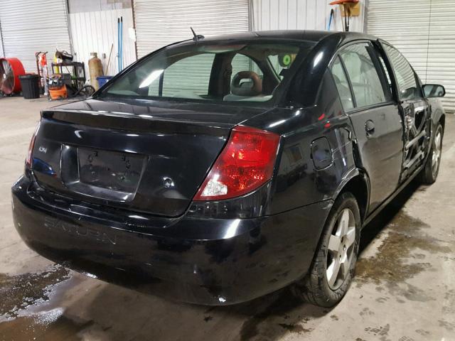 1G8AL55F77Z131125 - 2007 SATURN ION LEVEL BLACK photo 4