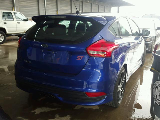 1FADP3L93FL349255 - 2015 FORD FOCUS ST BLUE photo 4