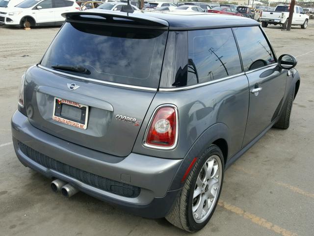 WMWMF73509TT96553 - 2009 MINI COOPER S GRAY photo 4