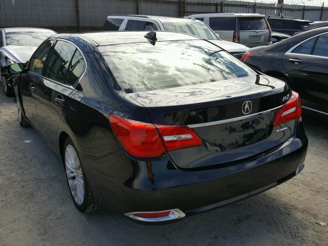 JH4KC1F97EC003283 - 2014 ACURA RLX ADVANC BLACK photo 3