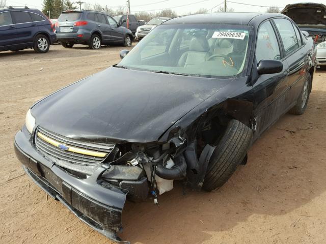 1G1NE52J52M678001 - 2002 CHEVROLET MALIBU LS შავი ფოტო 2