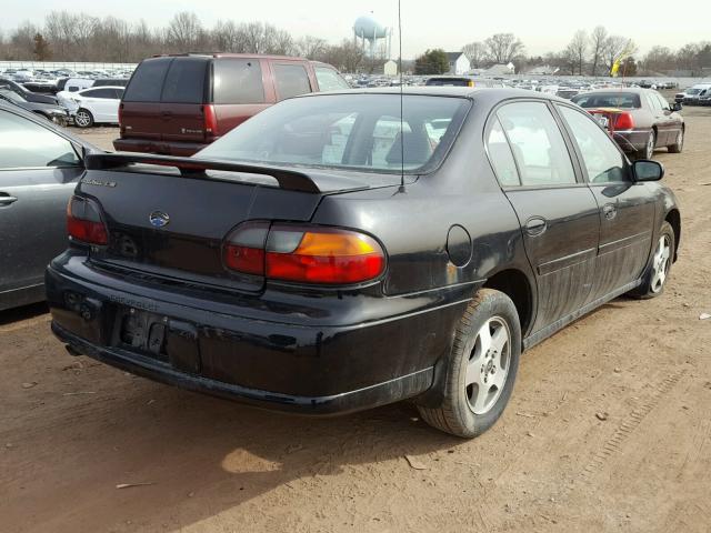 1G1NE52J52M678001 - 2002 CHEVROLET MALIBU LS შავი ფოტო 4