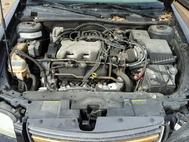 1G1NE52J52M678001 - 2002 CHEVROLET MALIBU LS შავი ფოტო 7