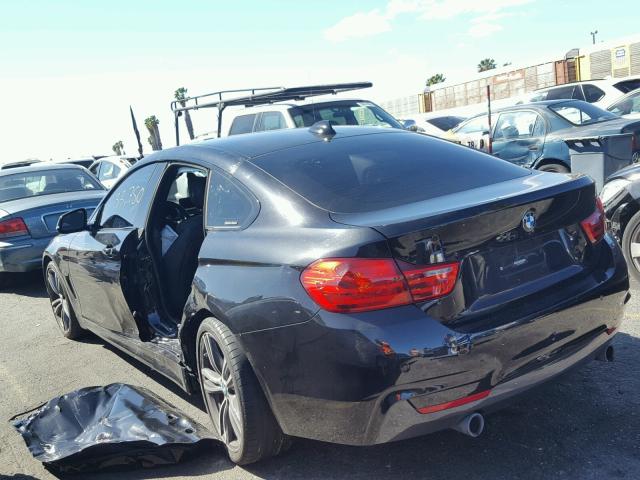 WBA4B1C51FD955574 - 2015 BMW 435 I BLACK photo 3