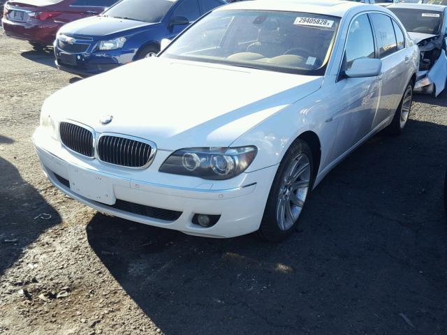 WBAHN83506DT37311 - 2006 BMW 750 LI WHITE photo 2