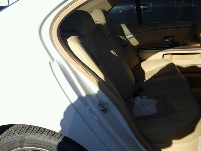 WBAHN83506DT37311 - 2006 BMW 750 LI WHITE photo 6